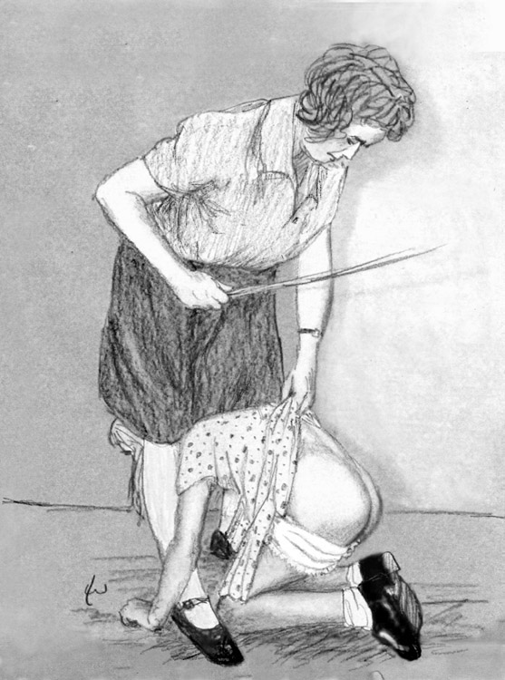 Spanking enema punishment image
