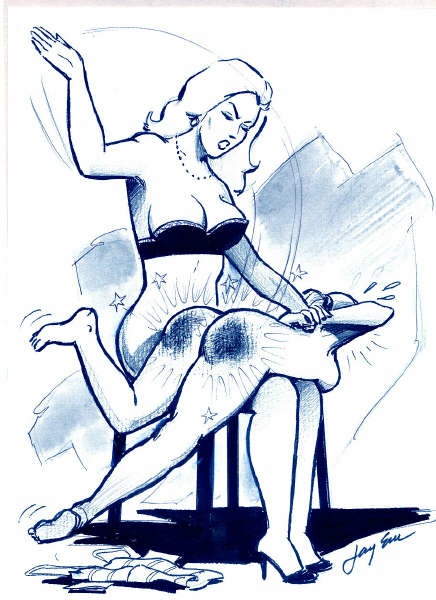 Nude Spanking Drawing Telegraph