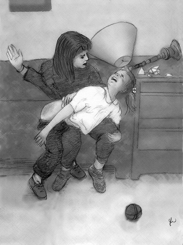 Handprints Drawings Gallery #112 - Spanking Art of Lee Warne