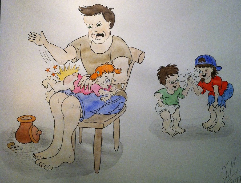 Handprints Spanking Art & Stories Page Drawings Gallery.